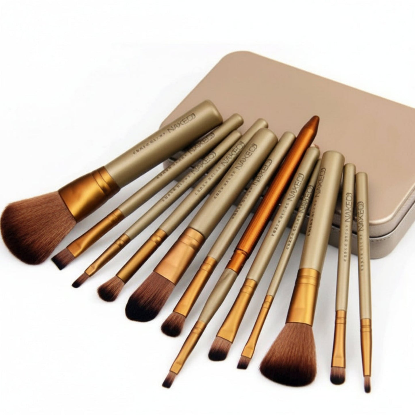 Perfect Starter Kit - 12-Piece Professional Makeup Brush Set - GenTrend